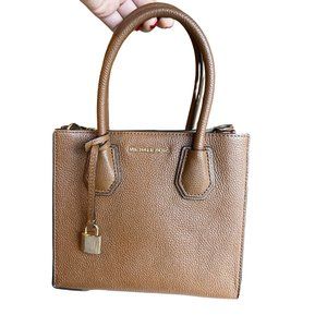 Michael Kors Small Mercer Leather Satchel Purse
